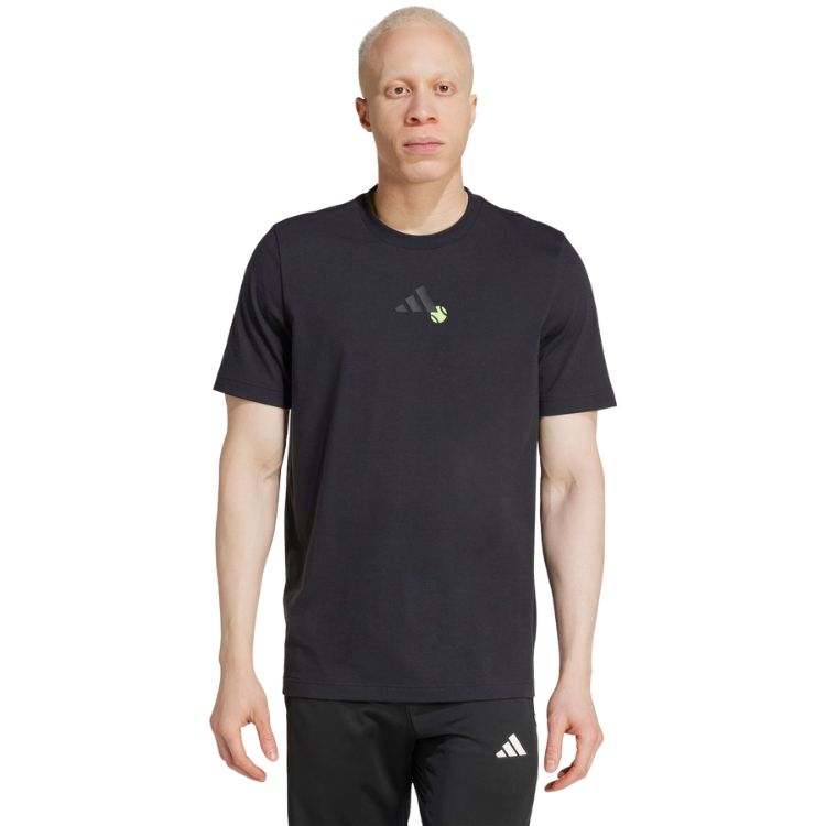 Adidas T-Shirt Grafik-Spiel Schwarz