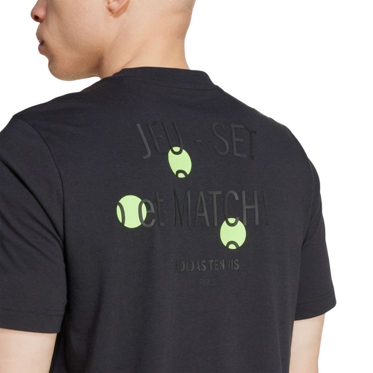Adidas T-Shirt Grafik-Spiel Schwarz