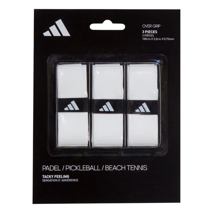 Adidas Overgrip Padel Perforated Weiß 3er-Pack