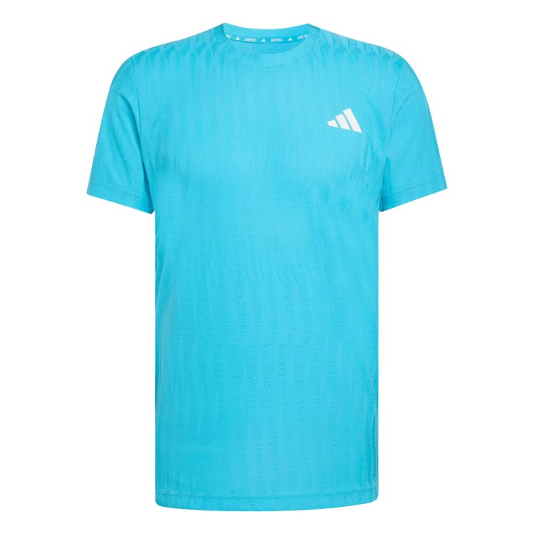 Adidas T-Shirt Freelift Tee Blauw Voorkant