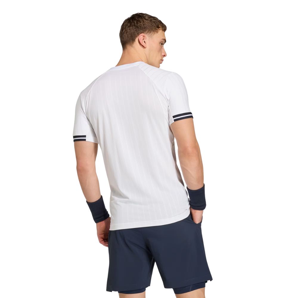 Adidas T-Shirt Freelift Tee Pro Wit Achterkant