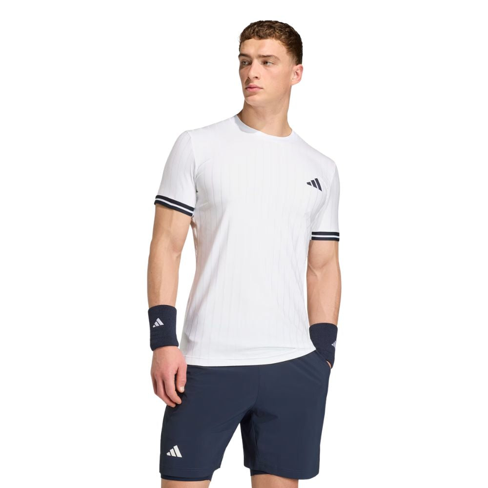Adidas T-Shirt Freelift Tee Pro Wit Bovenkant