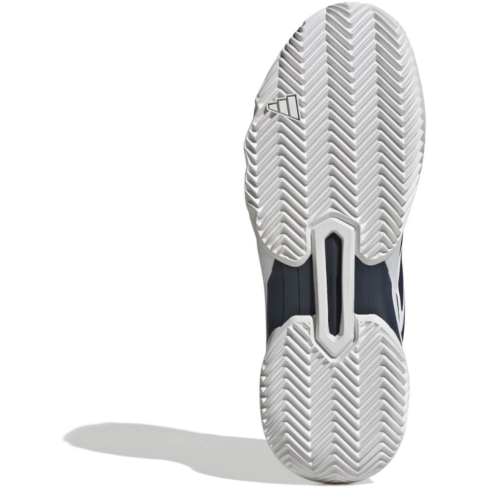 Adidas Tennisschoen Padelschoen Courtjam Control 3 Clay Heren Wit Blauw