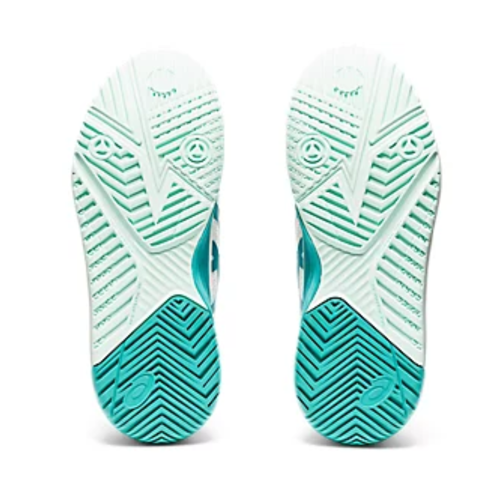Asics Gel Resolution 8 Dames Wit Turquoise Zool