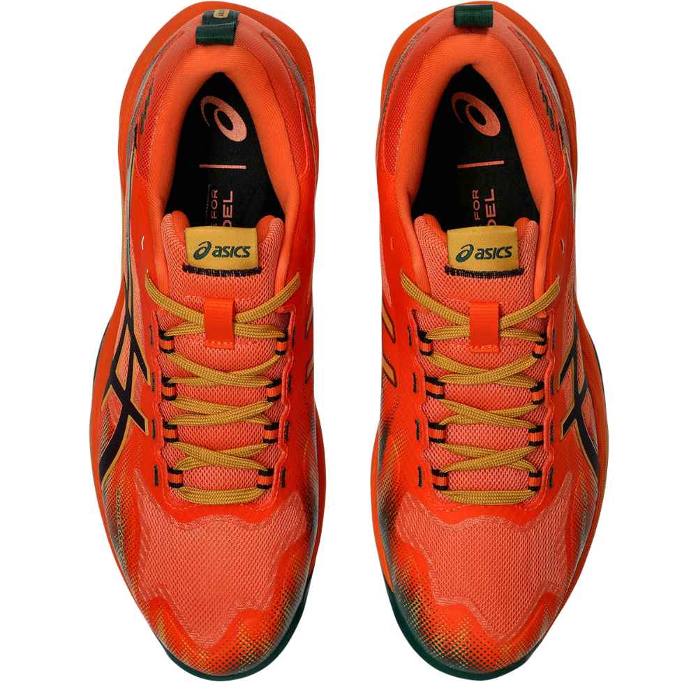 Asics Padelschoen Sonicsmash FF Heren Oranje Bovenkant