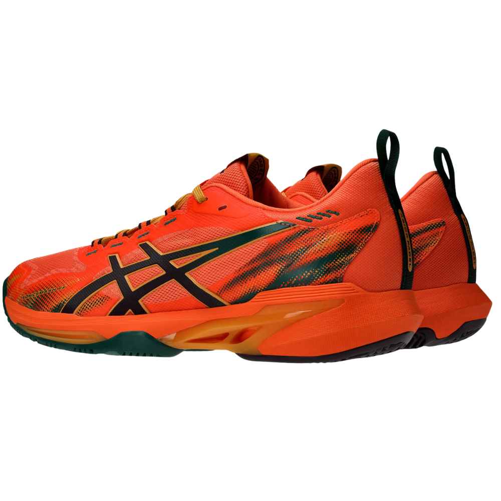 Asics Padelschoen Sonicsmash FF Heren Oranje Zij