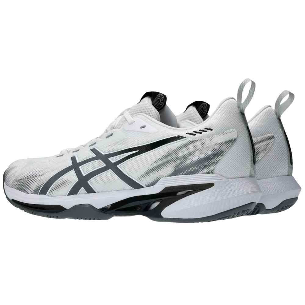 Asics Padelschoen Sonicsmash FF Heren Wit Grijs Zij
