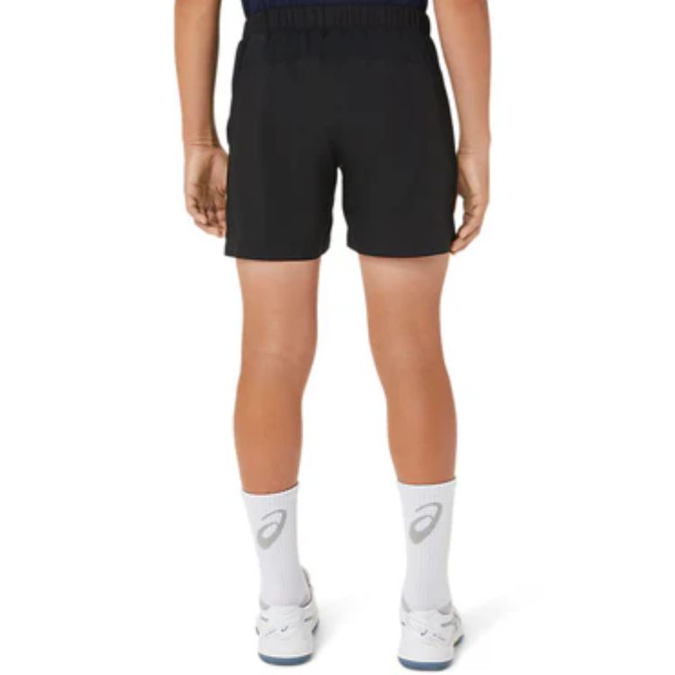 Asics Short Tennis Boys Junior Zwart