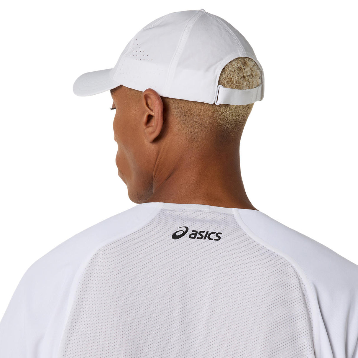 Asics T-Shirt Match SS Top Heren Wit Detail Achter