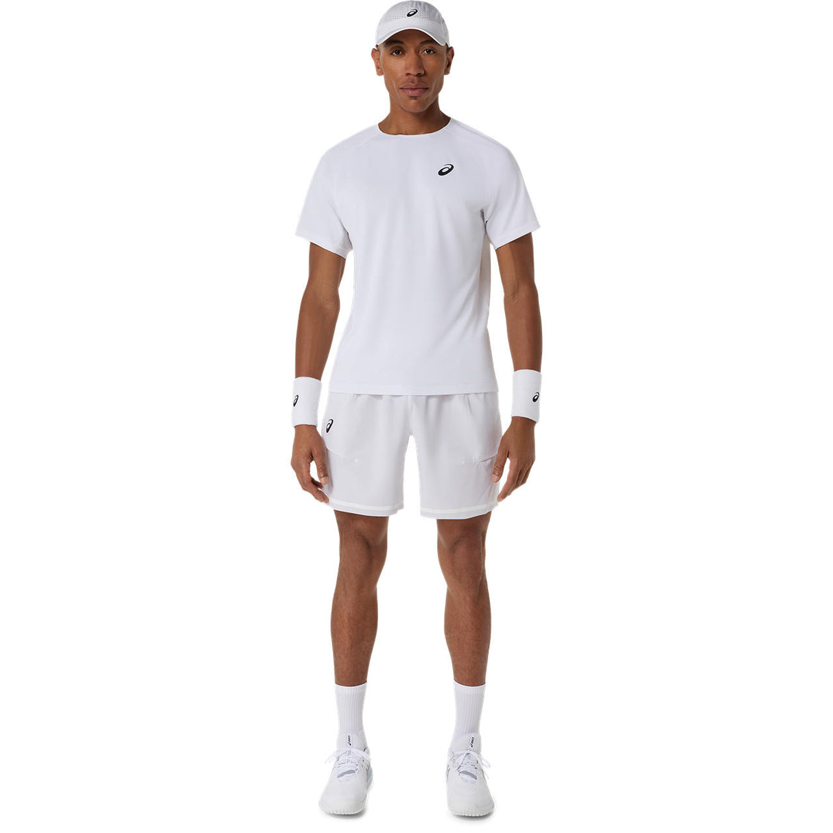 Asics T-Shirt Match SS Top Heren Wit Voorkant