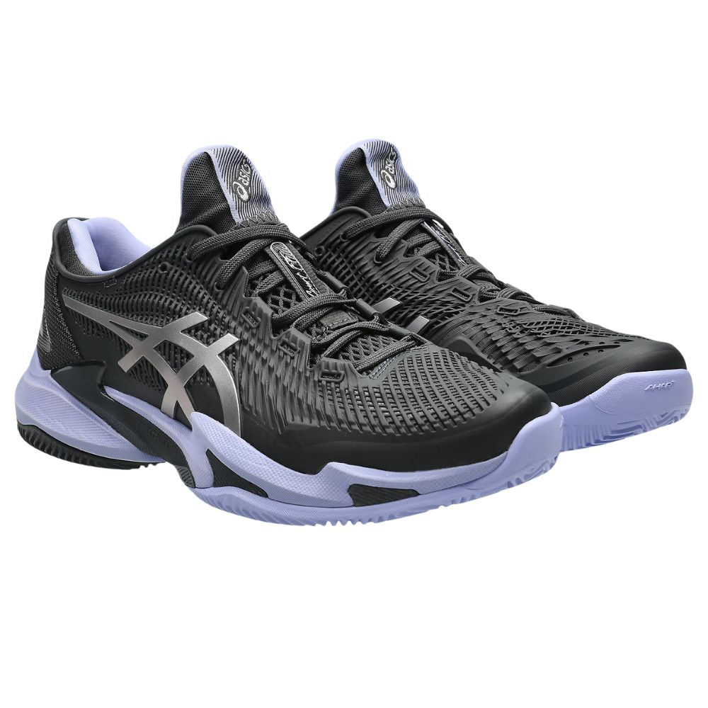 Asics Tennisschoen Court FF 3 Clay Heren Night Energy Donkergrijs Voorkant