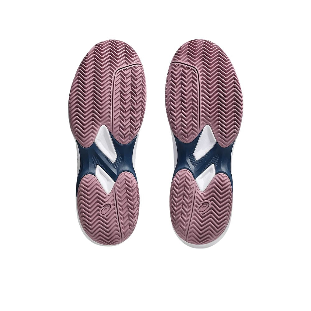 Asics Tennisschoen Game FF Clay OC Dames Wit Roze Onderkant