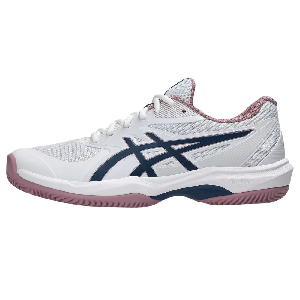 Asics Tennisschoen Game FF Clay OC Dames Wit Roze