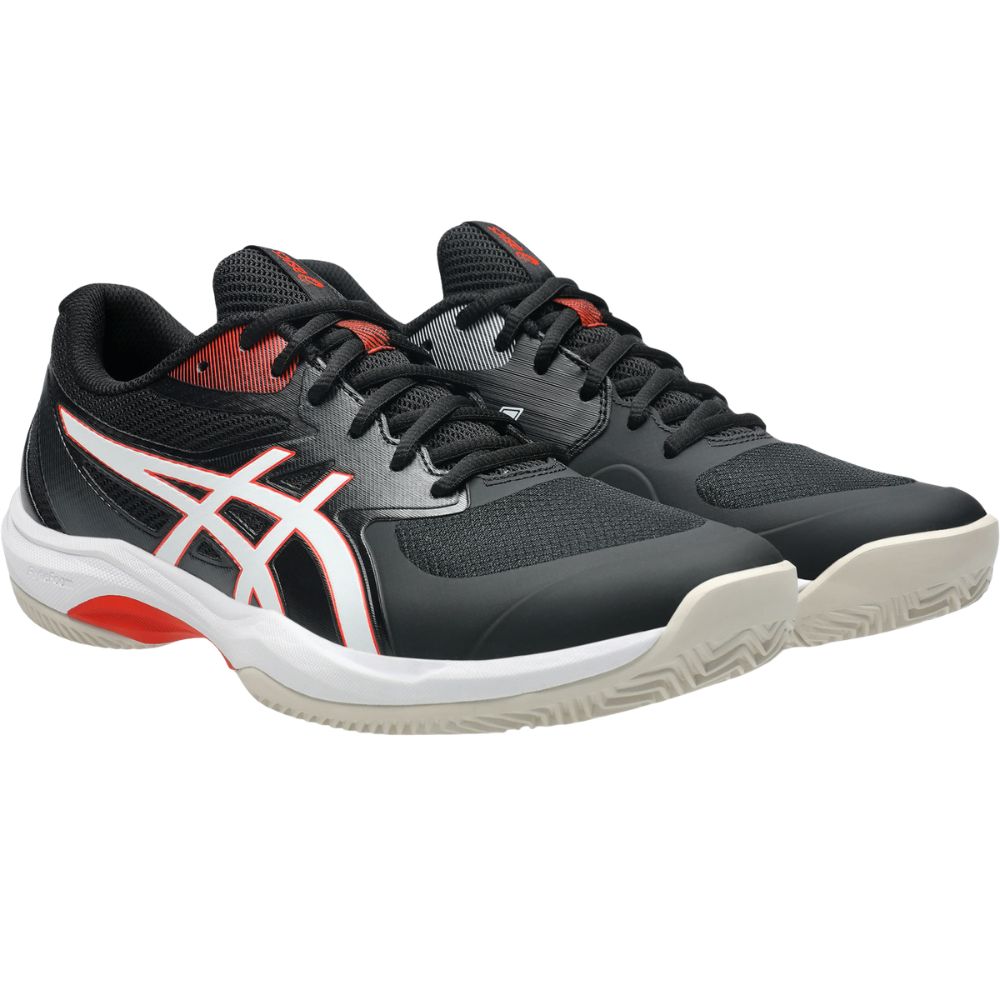 Asics Tennisschoen Game FF Clay / OC Heren Zwart Wit Zij