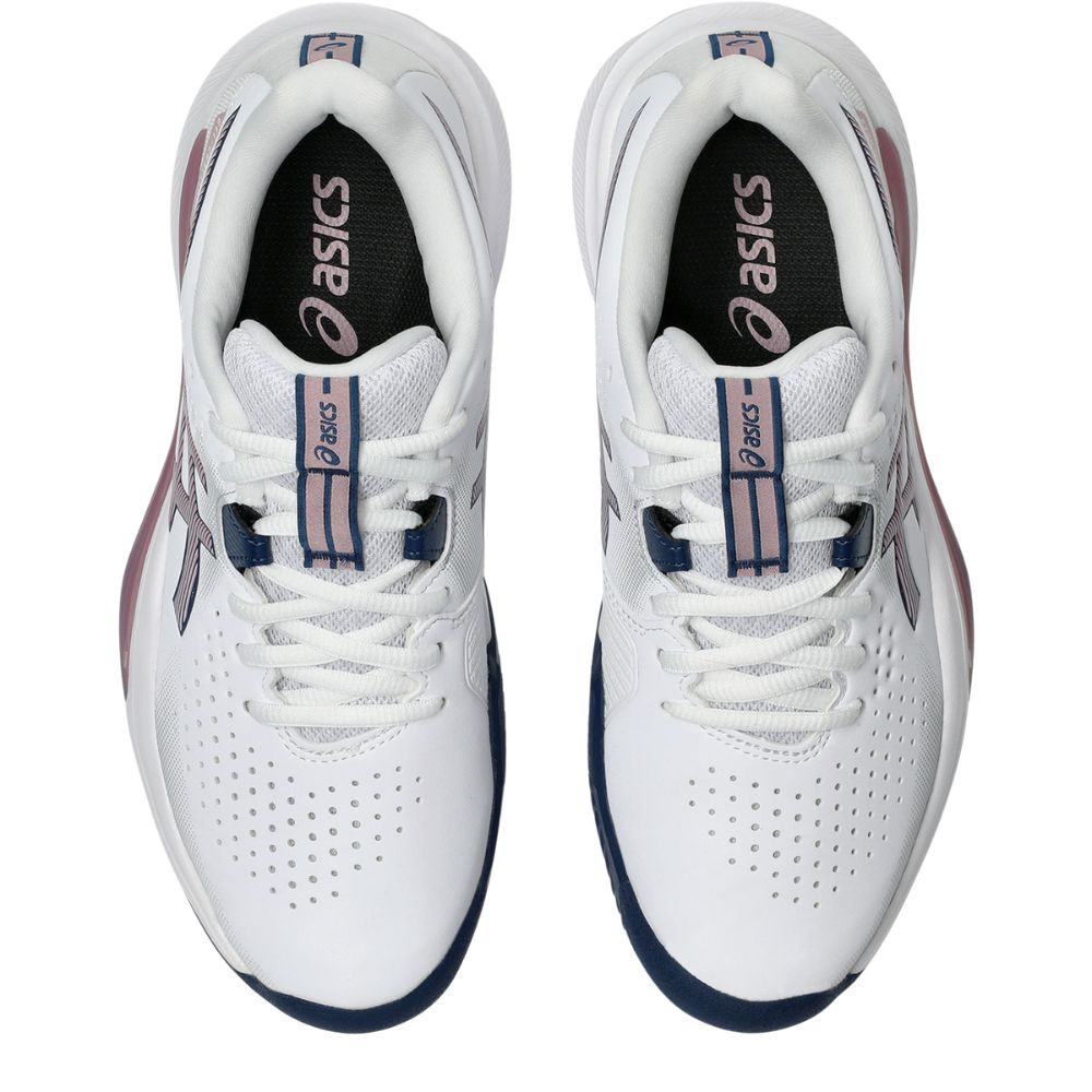 Asics Tennisschoen Gel Challenger 15 Clay Dames Wit Roze Bovenkant