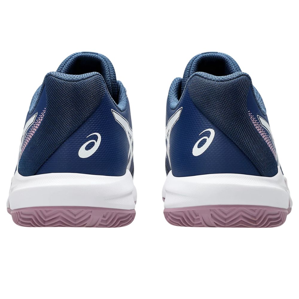 Asics Tennisschoen Gel Dedicate 9 Clay Dames Donkerblauw Achterkant