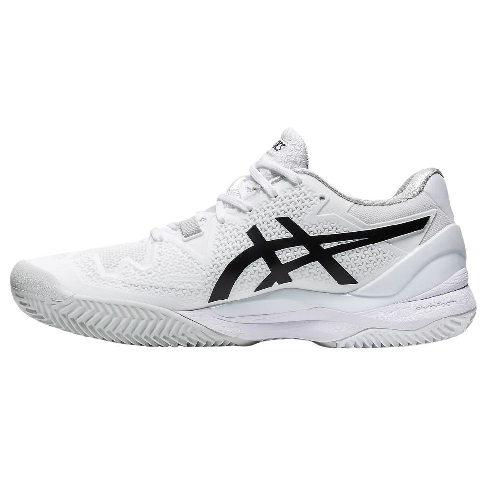 Asics Tennisschoen Gel Resolution 8 Clay Dames Wit Links