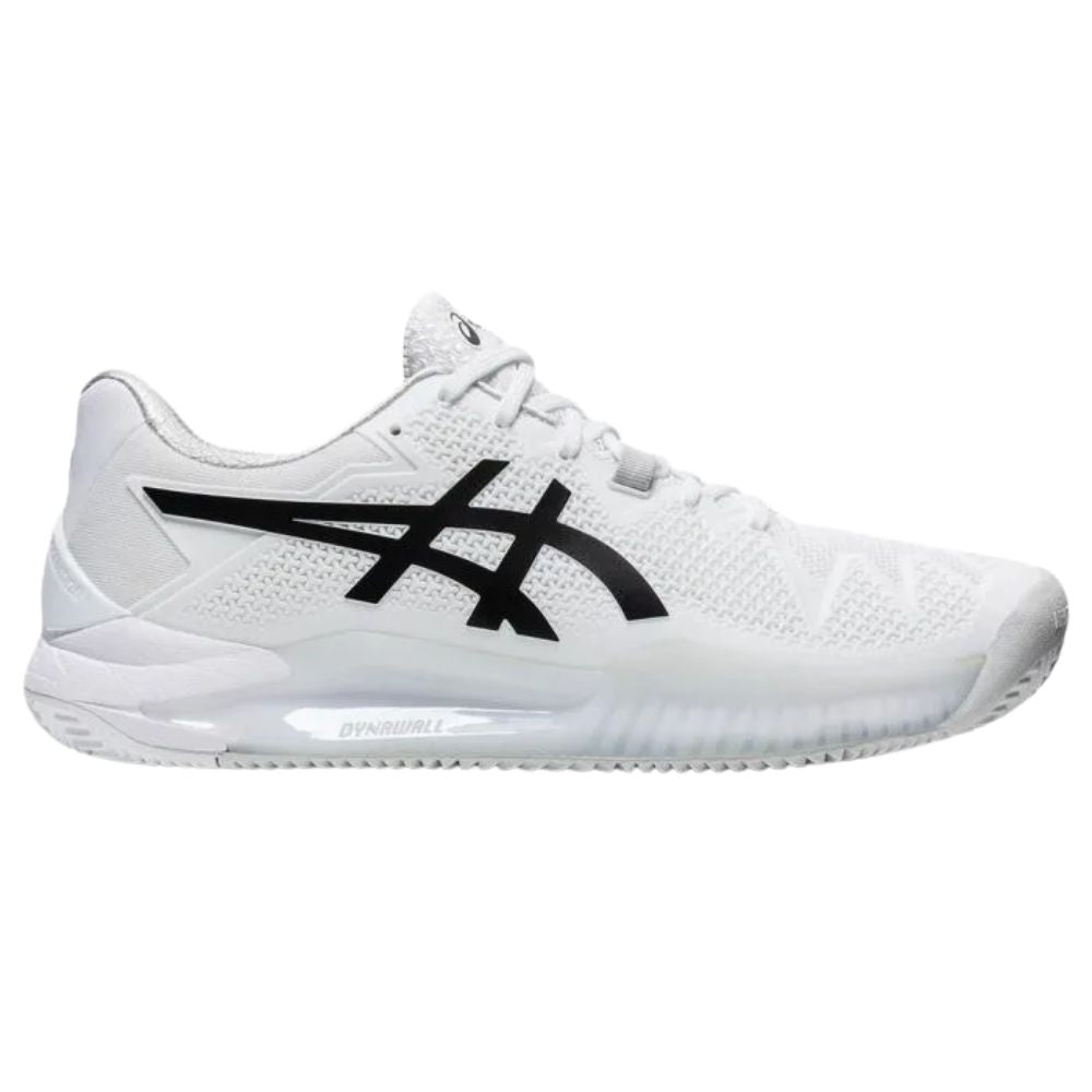 Asics Tennisschoen Gel Resolution 8 Clay Heren Wit