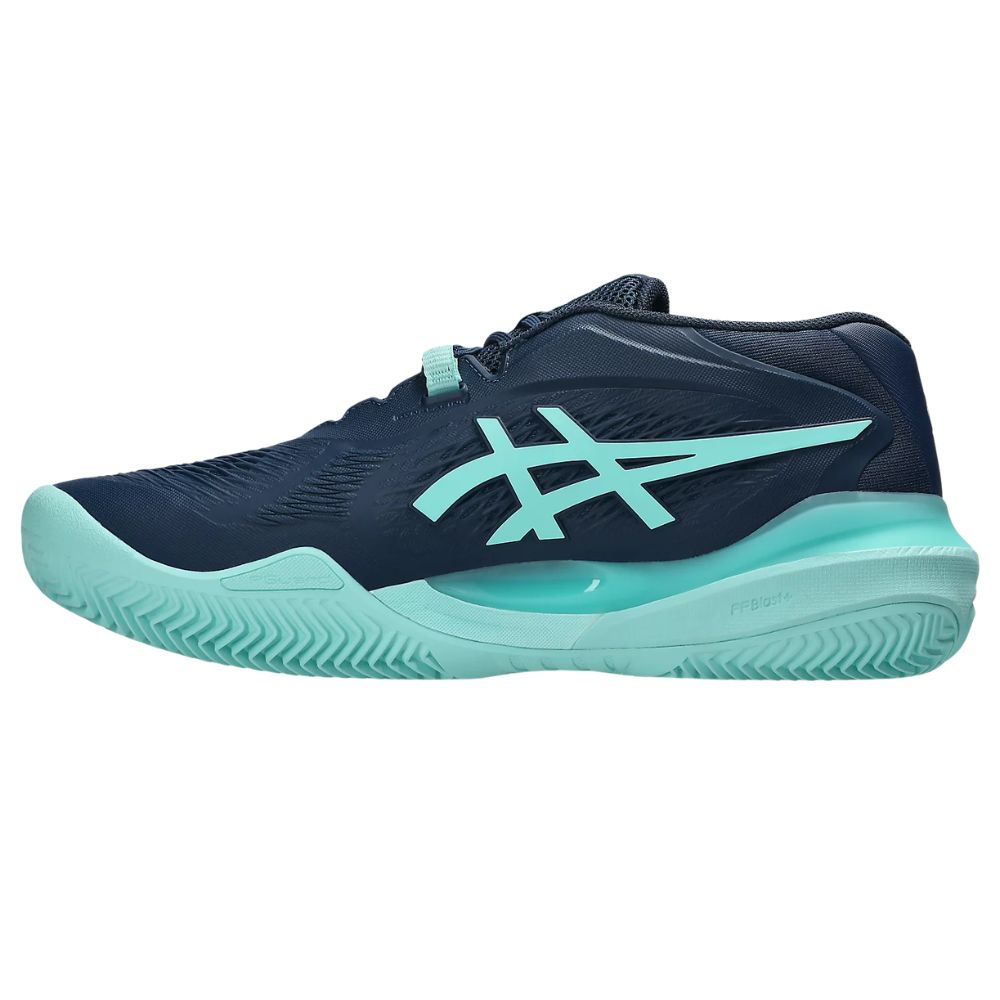 Asics Tennisschoen Gel Resolution X Clay Heren Donkerblauw