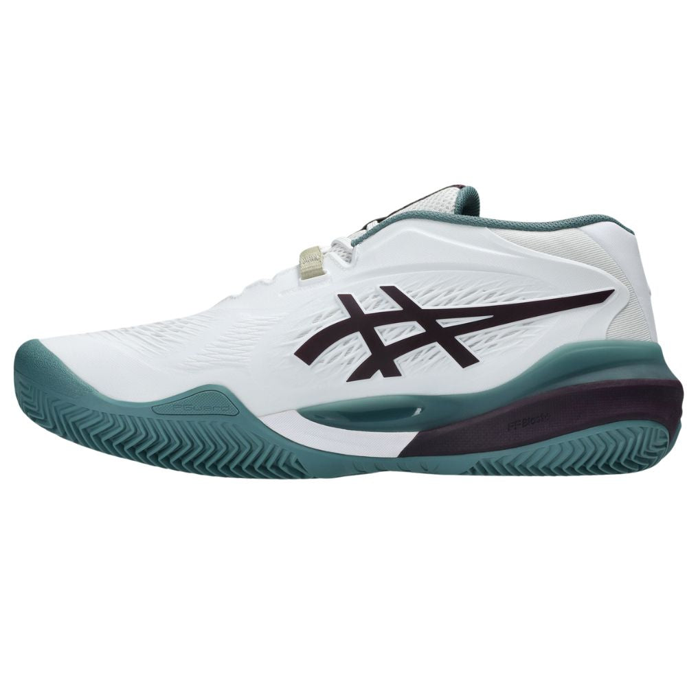 Asics Tennisschoen Gel Resolution X Clay Heren Wit Groen