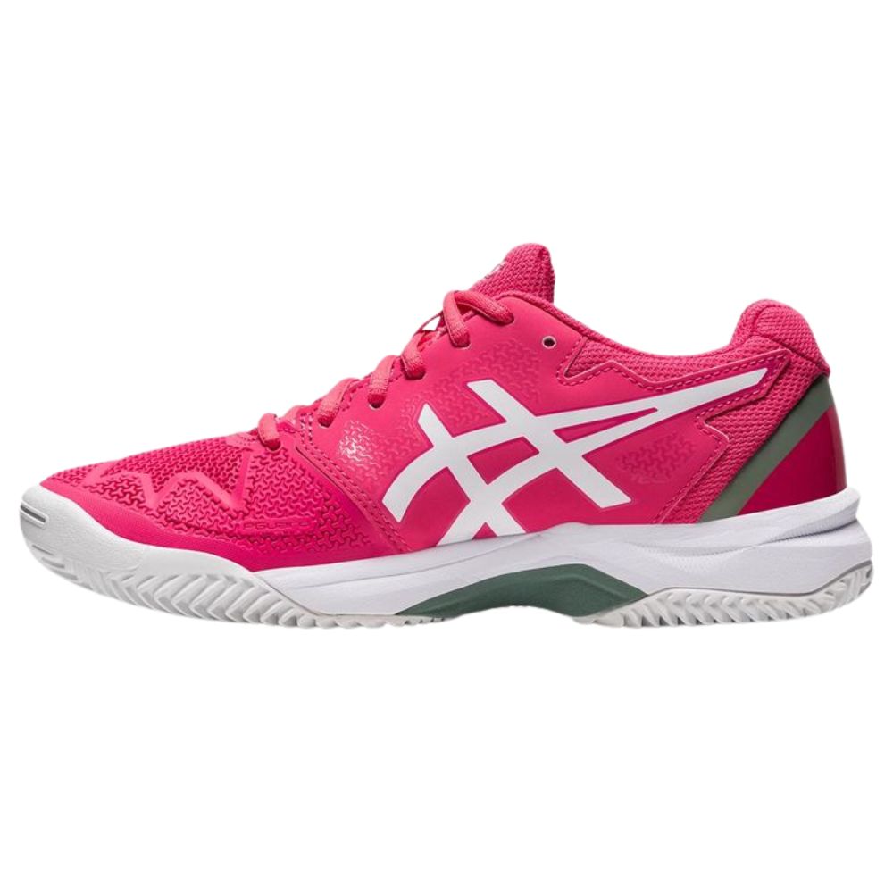 Asics Tennisschoen Padelschoen Gel Resolution 8 Clay Junior Roze links
