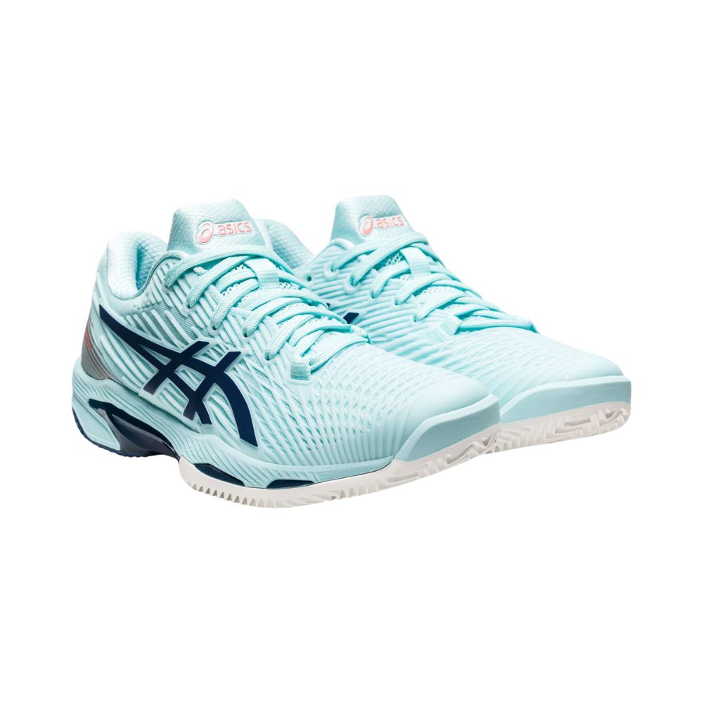 Asics Tennisschoen Solution Speed FF 2 Clay Dames Blauw Zij