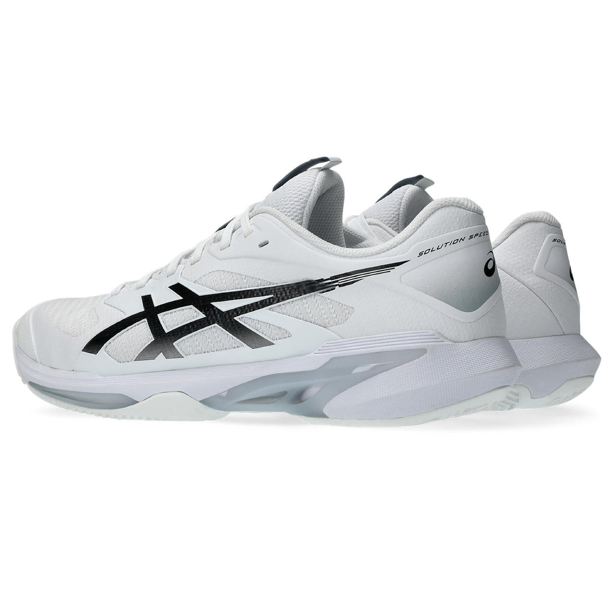 Asics Tennisschoen Solution Speed FF 4 Clay Heren Wit Zwart Achterzijde