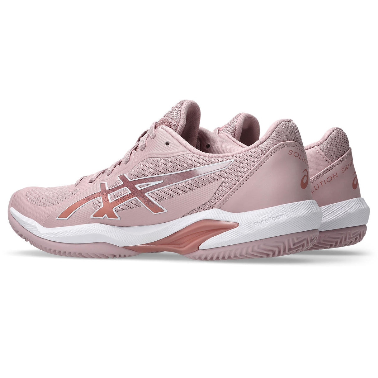 Asics Tennisschoen Solution Swift FF Clay Dames Roze Achter links