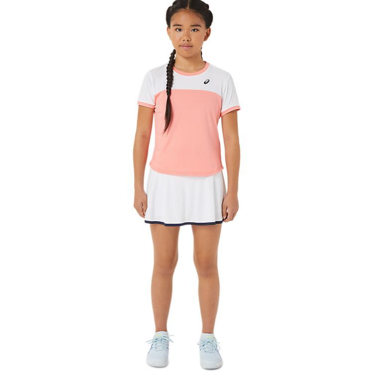 Asics Skort Mädchen Weiß Blau