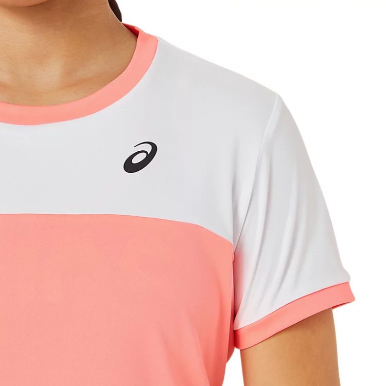 Asics Top SS Junior Mädchen Rosa Weiß