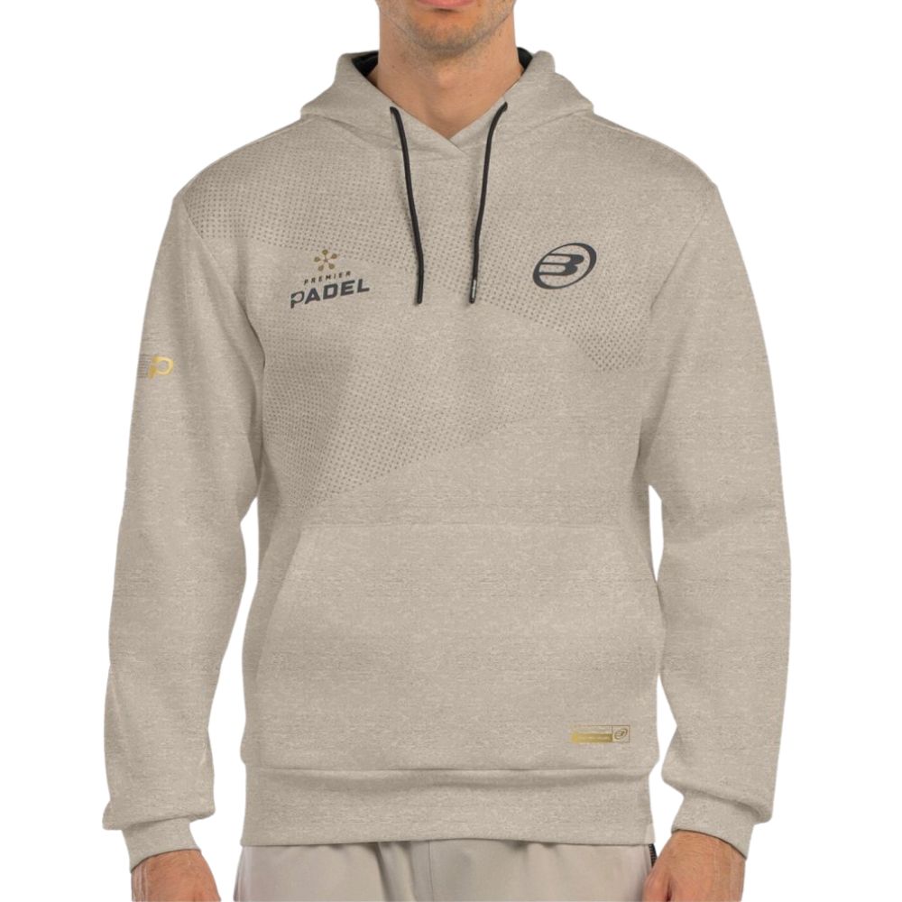 Bullpadel Hoodie Baque Premier Padel Heren Grijs
