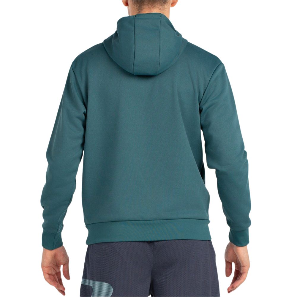 Bullpadel Hoodie Binee Heren Donkergroen Achterkant