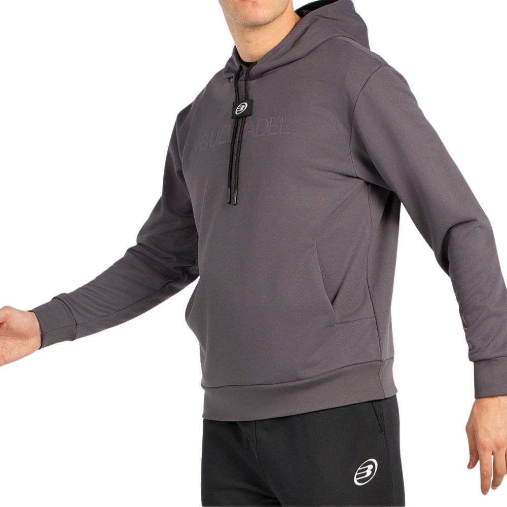 Bullpadel Hoodie Binee Heren Antraciet