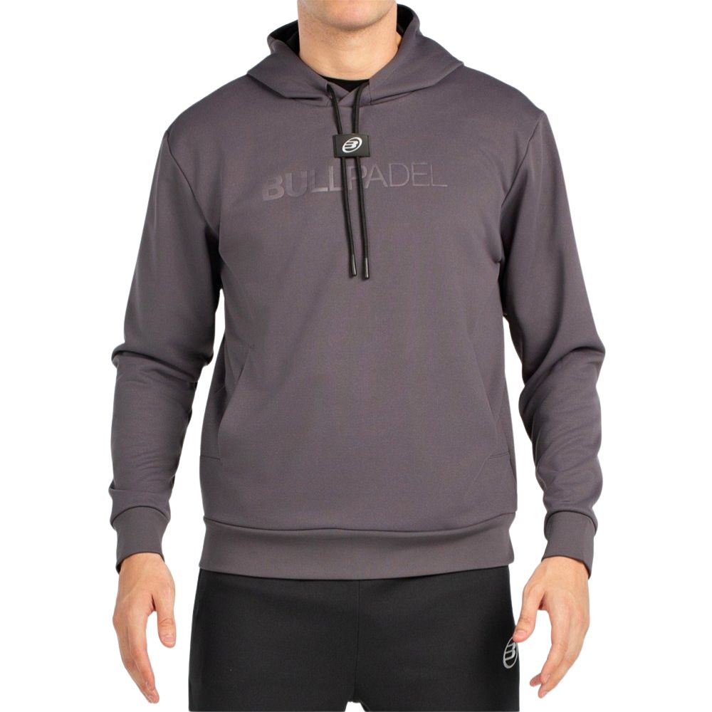 Bullpadel Hoodie Binee Heren Antraciet