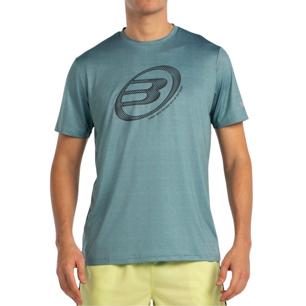 Bullpadel T-shirt Lande Heren Lichtgroen Voorkant