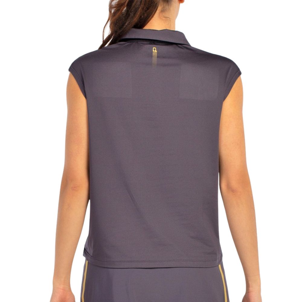 Bullpadel Polo Acido Dames Carbon Achterkant