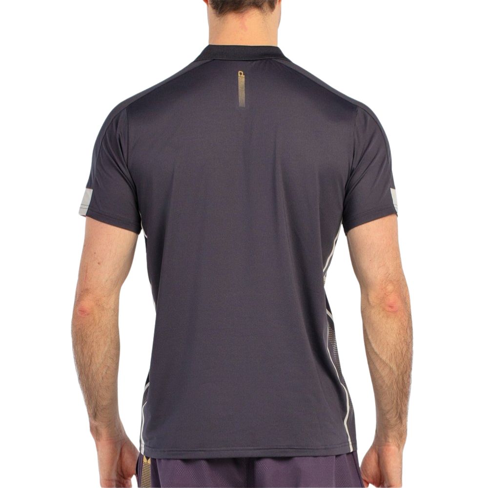 Bullpadel Polo Bogue Heren Carbon Achterkant