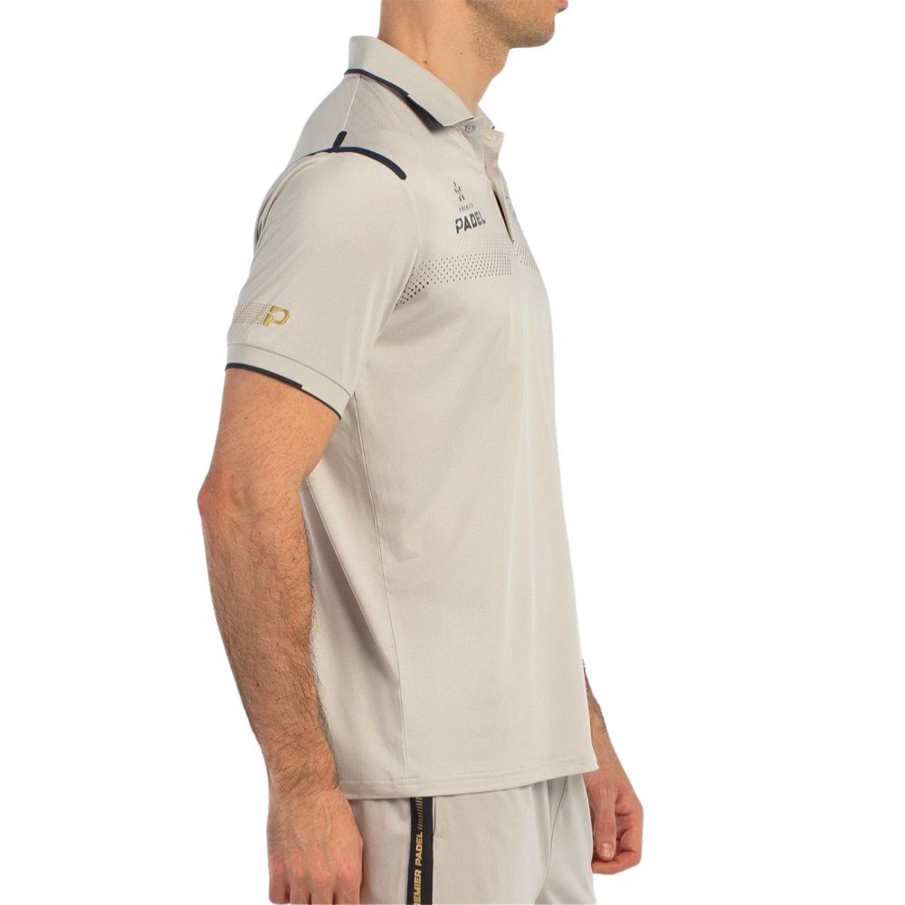 Bullpadel Polo Bramo Heren Grijs Zijkant Rechts