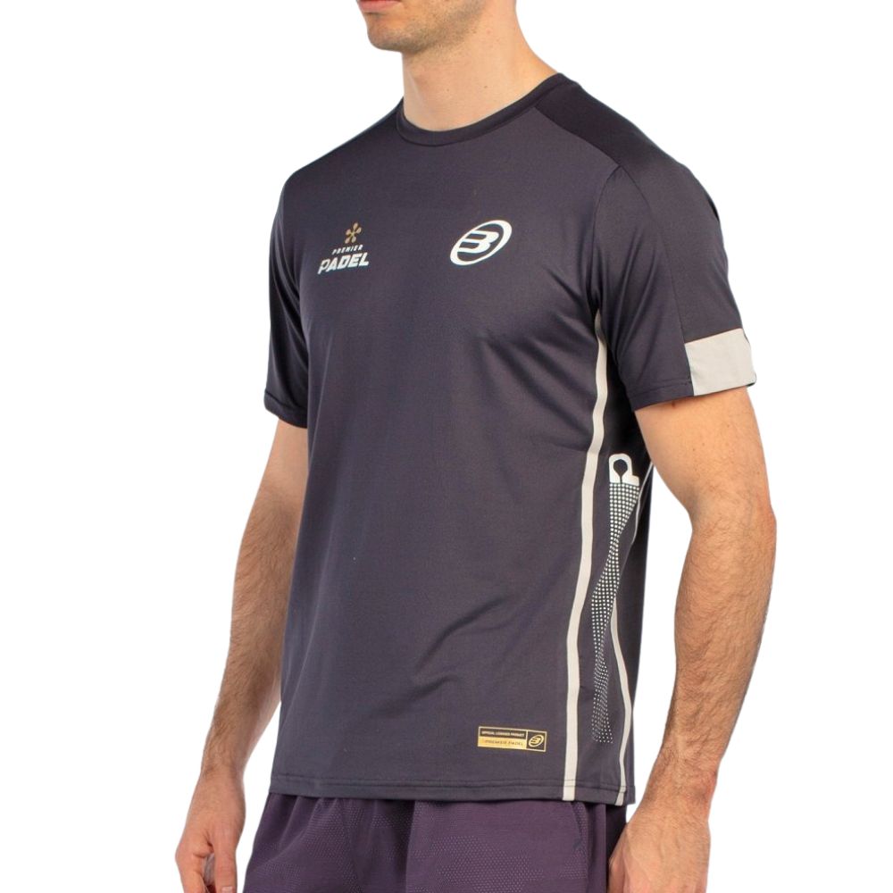 Bullpadel Shirt Borni Padel Herren Carbon