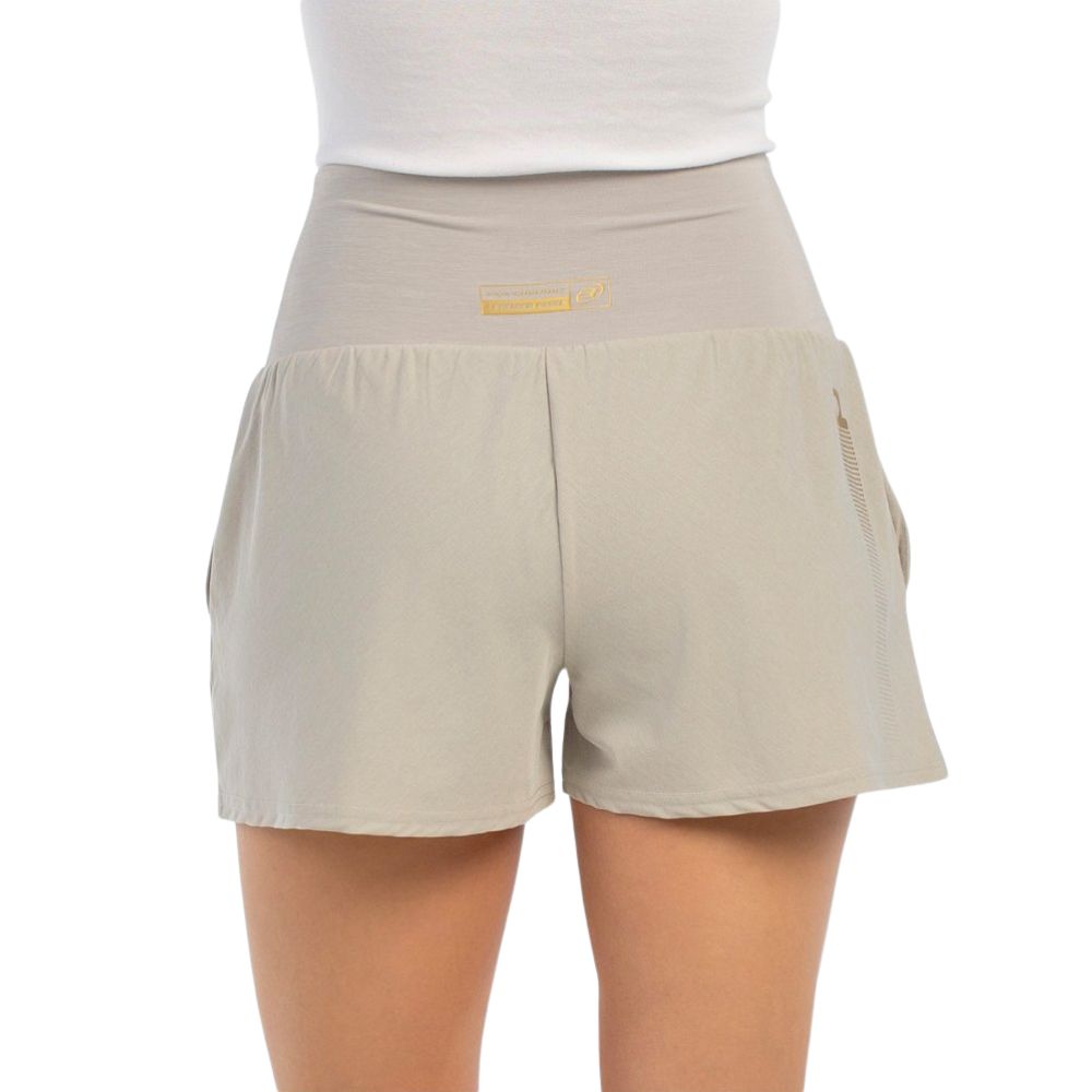 Bullpadel Short Adura Dames Grijs Achterkant