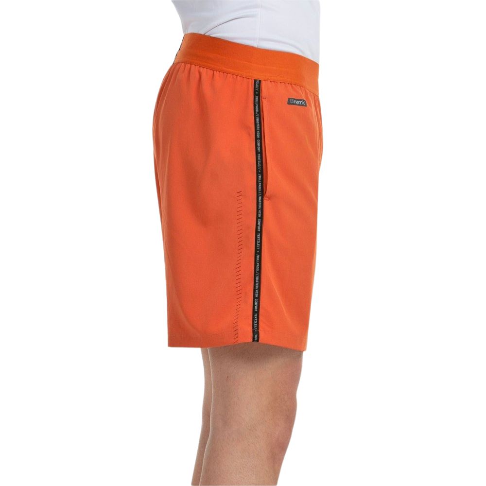 Bullpadel Short Maceda Heren Oranje Zijaanzicht