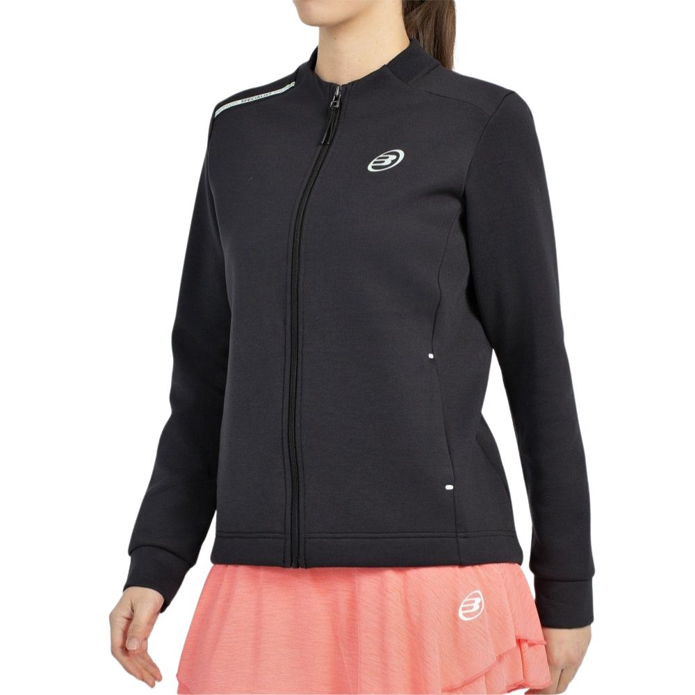 Bullpadel-Sweat-Shirt-Acore-Dames-Zwart-Zijaanzicht