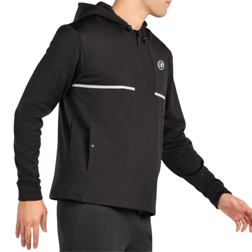 Bullpadel Sweatshirt Buzas Heren Zwart Rechts