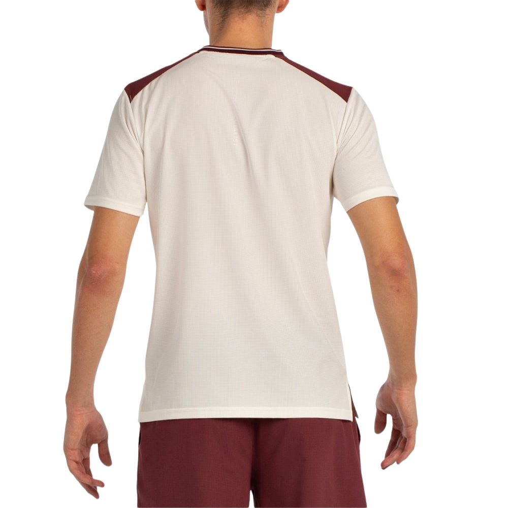 Bullpadel T-Shirt Acrux Heren Wit Achterkant