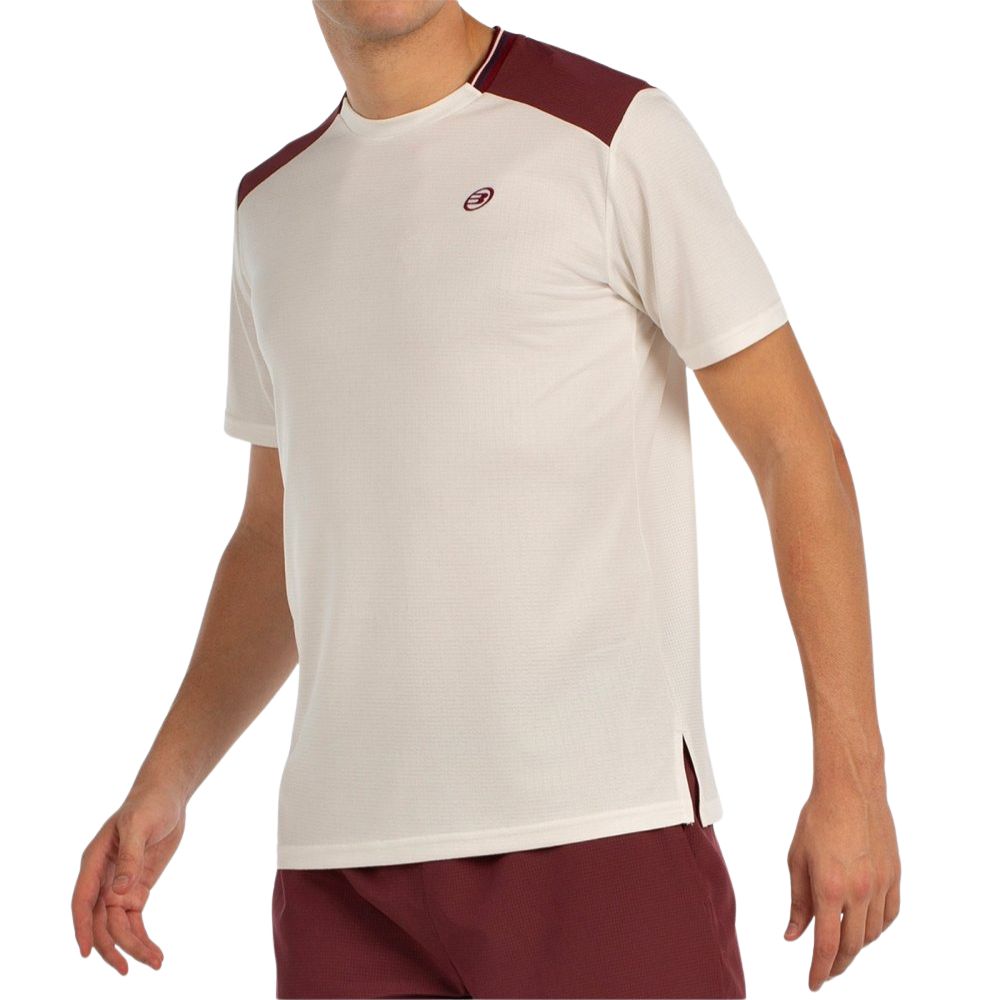 Bullpadel T-Shirt Acrux Heren Wit Links