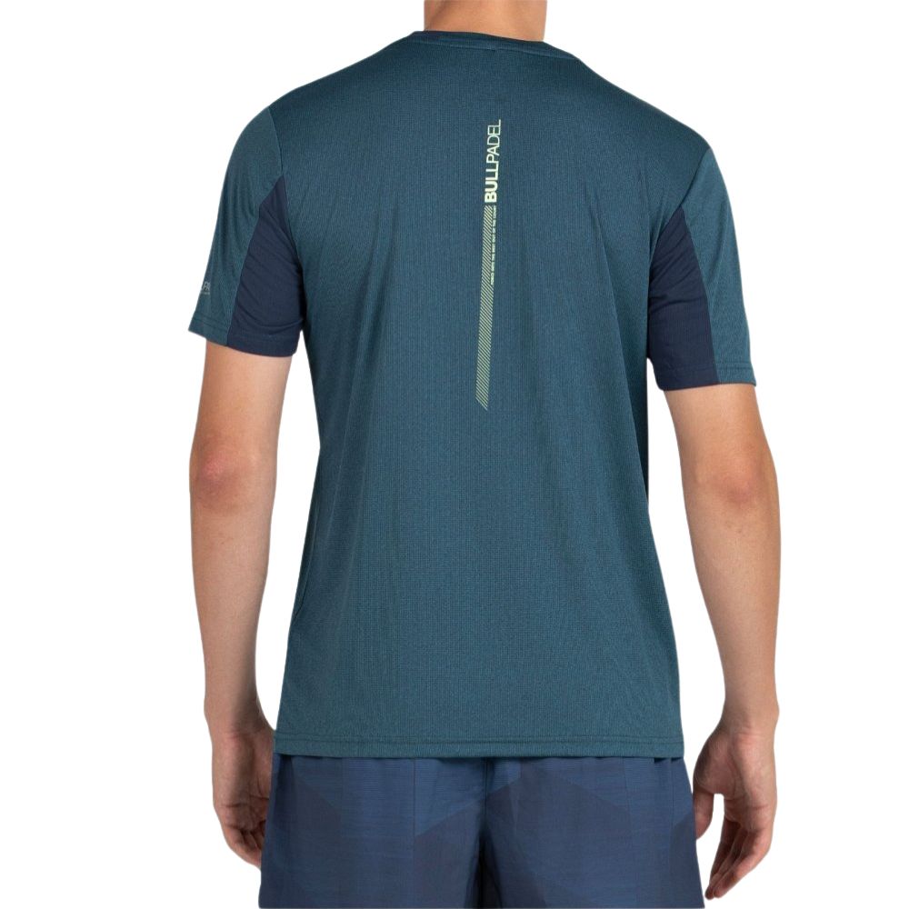 Bullpadel T-shirt Libio Heren Groen Achterkant