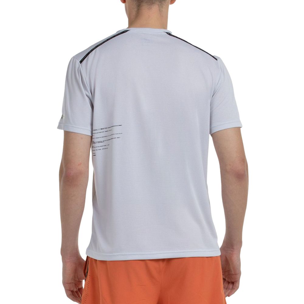 Bullpadel T-shirt Mesia Heren Grijs Achterkant