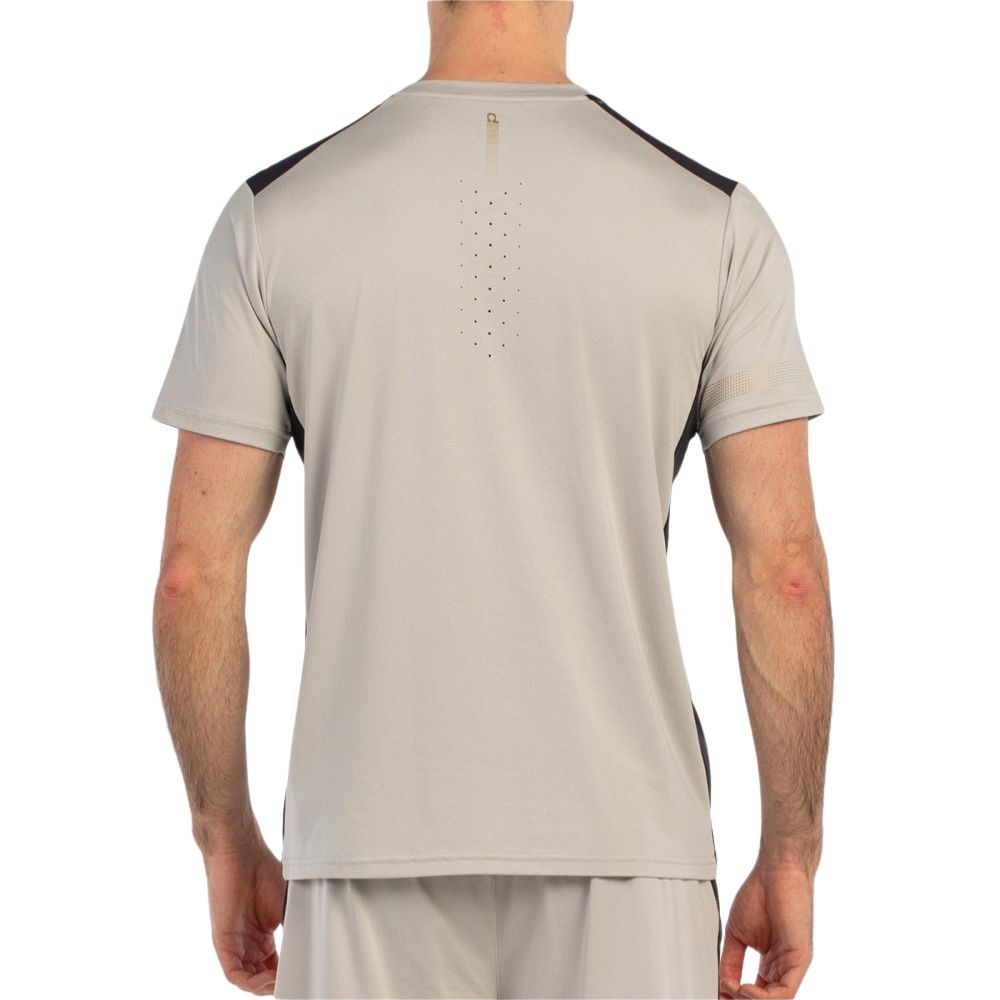 Bullpadel T-shirt Brece Heren Grijs Achterkant