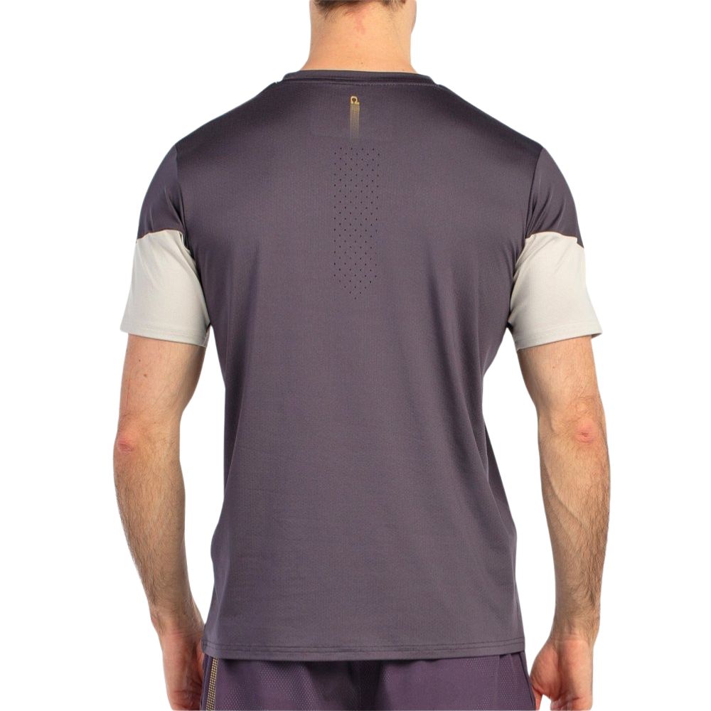 Bullpadel T-shirt Brial Heren Carbon Achterkant