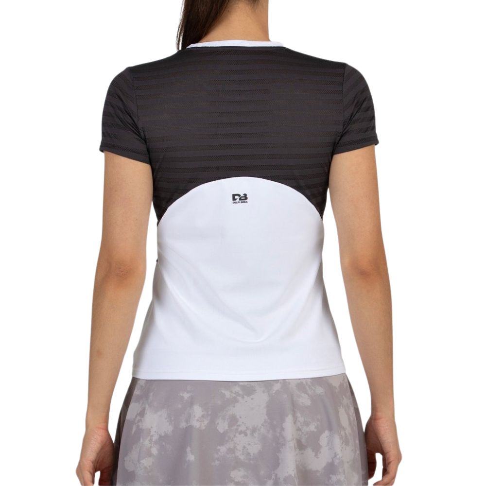 Bullpadel T-shirt Dumia Dames Wit Achterkant